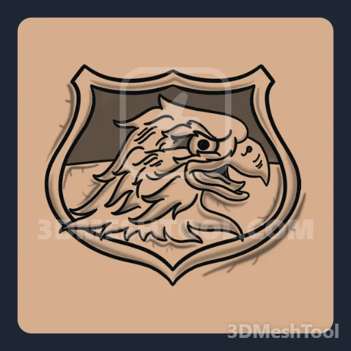 Emblema de águia (MP_MP_Biker_Tat_033_F) - hash 0x4F719AA8 / 1332845224: foto no GTA V