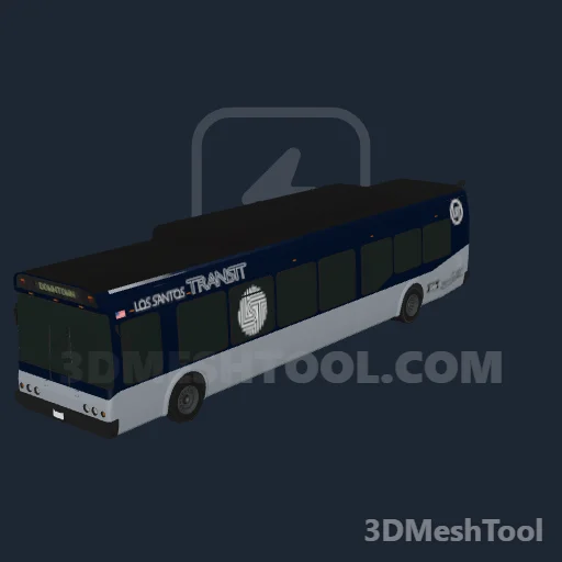Ônibus: foto do modelo no GTA V
