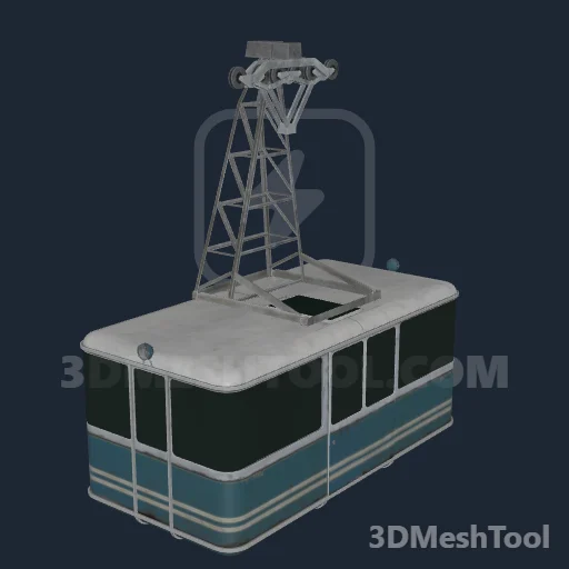 Teleférico: foto do modelo no GTA V
