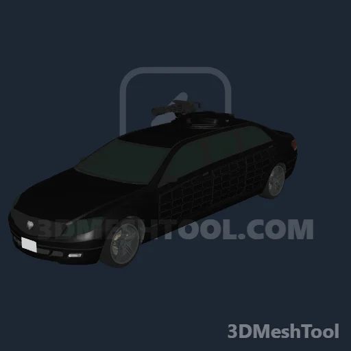 Limusine com Torreta: foto do modelo no GTA V