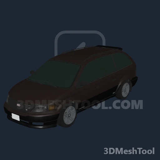 Minivan: foto do modelo no GTA V
