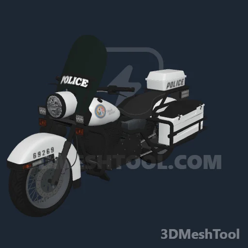 Moto policial: foto do modelo no GTA V