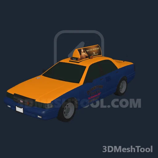 Táxi: foto do modelo no GTA V